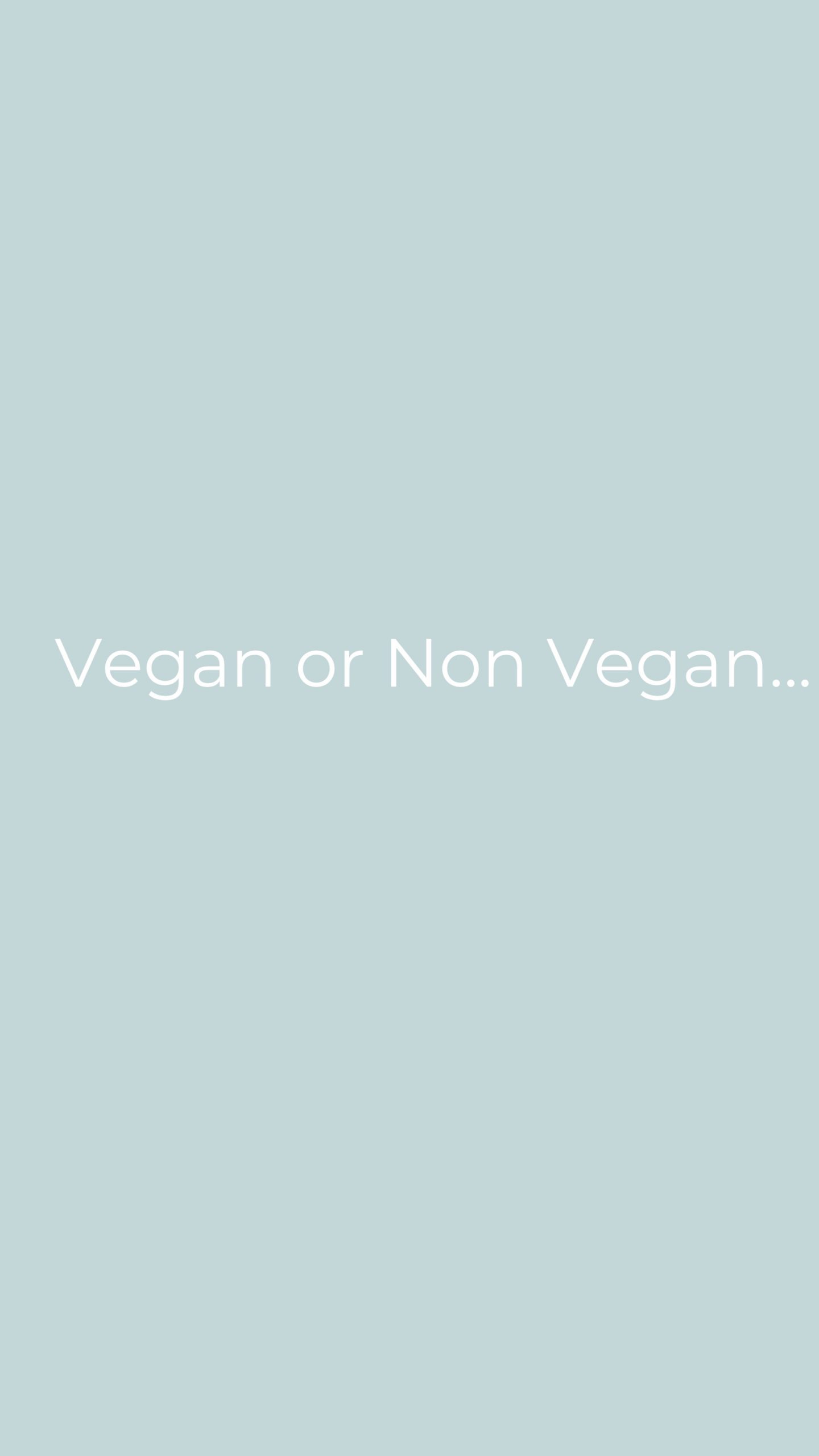 Vegan Diet